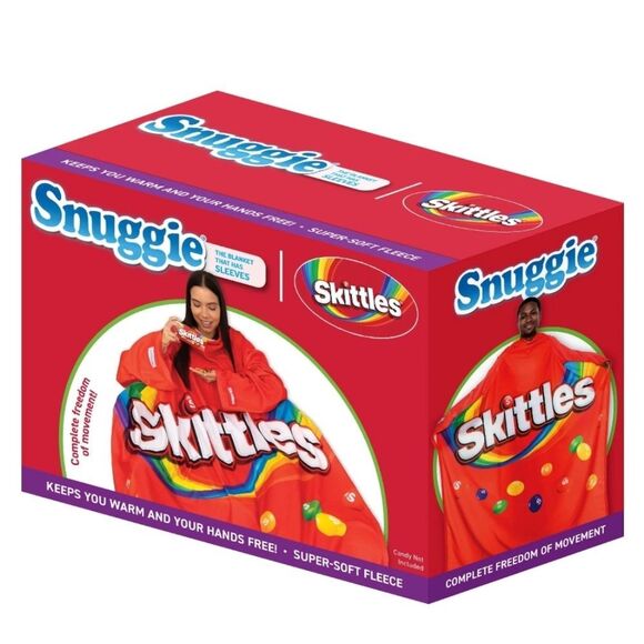Snuggie The Original Wearable Blanket- Skittles - Picture 2 of 9